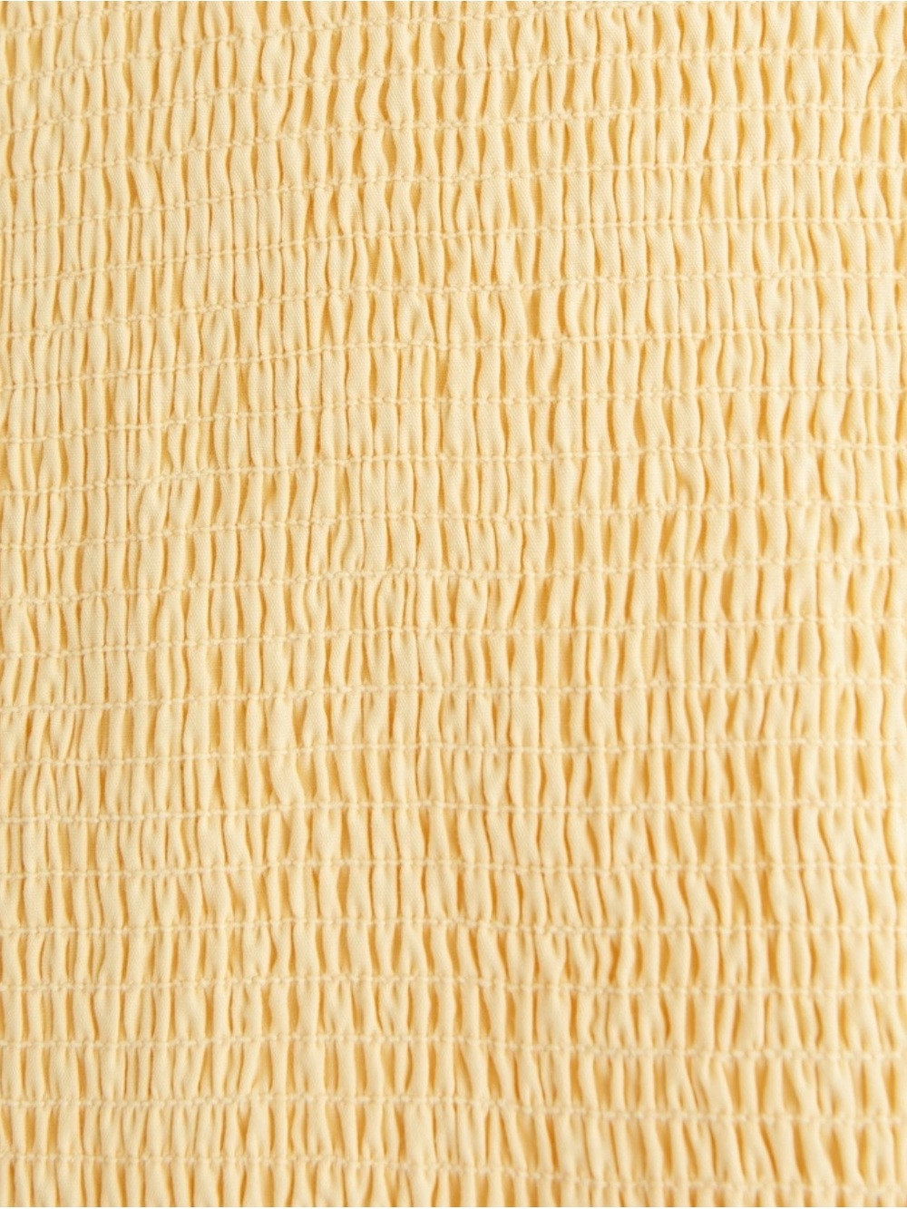 Abercrombie Yellow Smocked Bodice Midi Dress - NWT - Picture 6 of 6